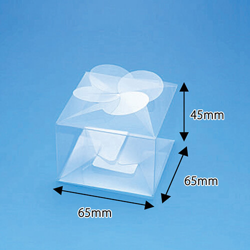 クリアボックス（フラワー型・65×65×高45mm）