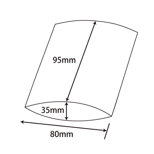 クリアボックス（ピロー型・80×95×高35mm)