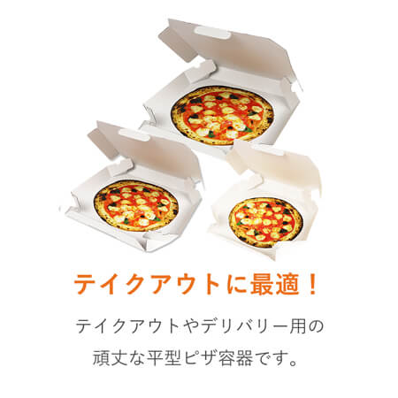 【法人・個人事業主専用サンプル】宅配用ピザボックス 3種セット
