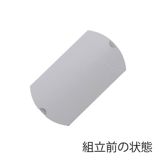 ピローギフトBOX（シルバー・80×95×高33mm）