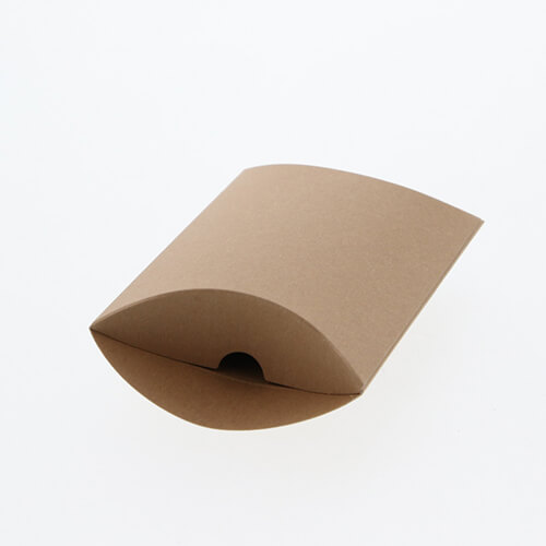 ピローギフトBOX（茶・75×80×高25mm）