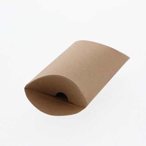 ピローギフトBOX（茶・60×75×高25mm）