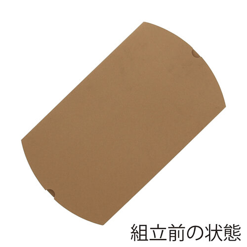 ピローギフトBOX（茶・195×240×高60mm）