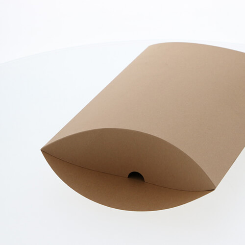 ピローギフトBOX（茶・195×240×高60mm）