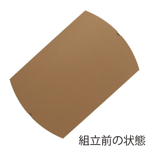 ピローギフトBOX（茶・250×270×高60mm）