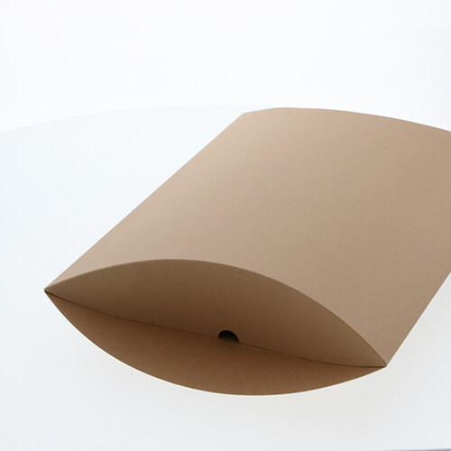 ピローギフトBOX（茶・250×270×高60mm）