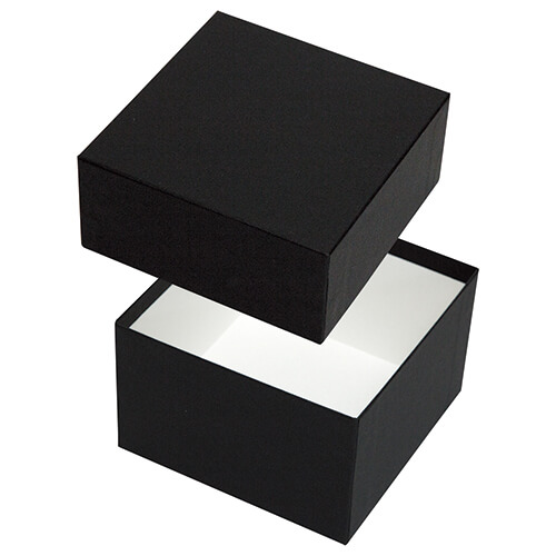コフレ貼箱（ブラック・120×120×高75mm）