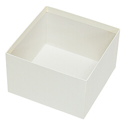 コフレ貼箱（白・120×120×高75mm）
