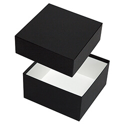 コフレ貼箱（ブラック・150×150×高75mm）