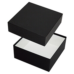 コフレ貼箱（ブラック・180×180×高75mm）