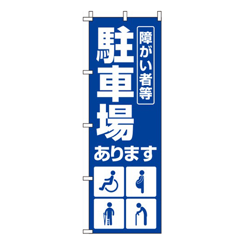 障がい者等駐車場紺