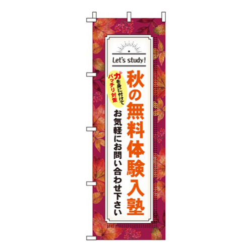 秋の無料体験入塾紅葉