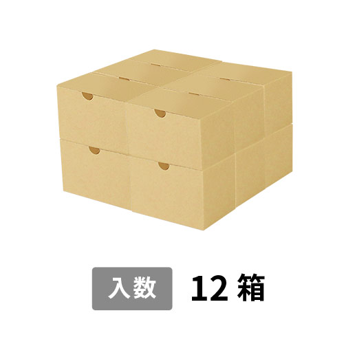 【宅配80サイズ】小箱ぴったり梱包用ダンボール箱［SBOX-06・12箱］（280×270×190mm）5mm A/F K6×強化芯180g×K6