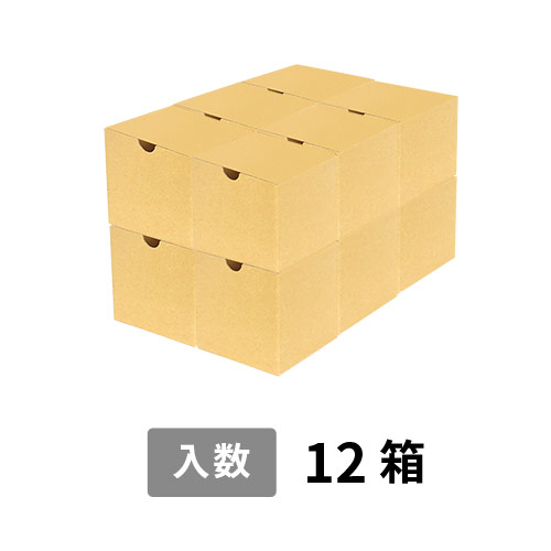 【宅配80サイズ】小箱ぴったり梱包用ダンボール箱［JE-31・12箱］（319×218×214mm）3mm B/F 白C5×C5