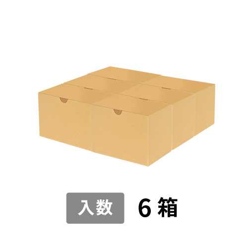 【宅配80サイズ】小箱ぴったり梱包用ダンボール箱［JE-34・6箱］（298×289×112mm）5mm A/F 白C5×C5