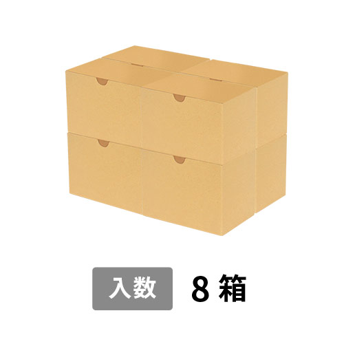 【宅配80サイズ】小箱ぴったり梱包用ダンボール箱［JE-34・8箱］（298×196×214mm）3mm B/F C5×C5