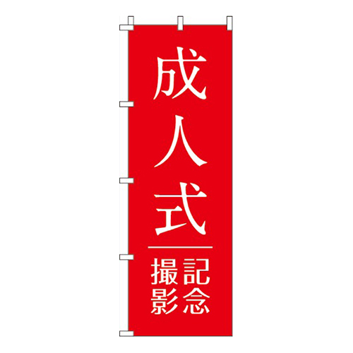成人式記念撮影赤