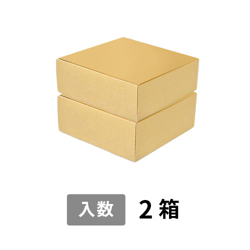 【宅配60サイズ】小箱ぴったり梱包用ダンボール箱［FBOX-01・2箱］（200×193×156mm）3mm B/F 白C5×C5