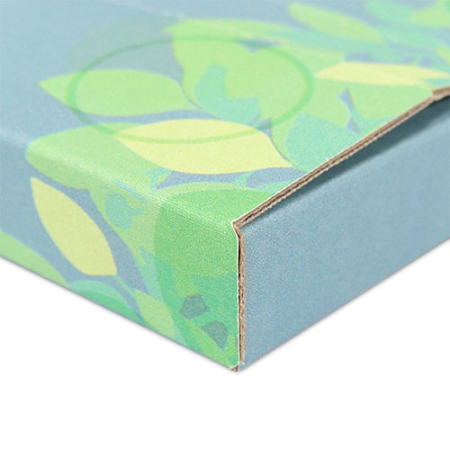【全面印刷・フルカラー・両面】テープレスケース 茶 内寸303×221×19mm