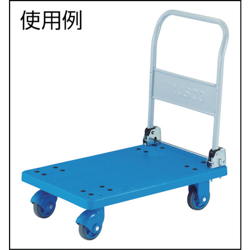 ＴＲＵＳＣＯ グランカート用 自在省音キャスターφ100 ゴム車 TYBPJ100G