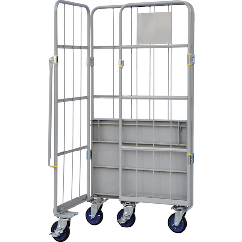 ワコー 床板スチール製カゴ車 850×650×1700mm WK5