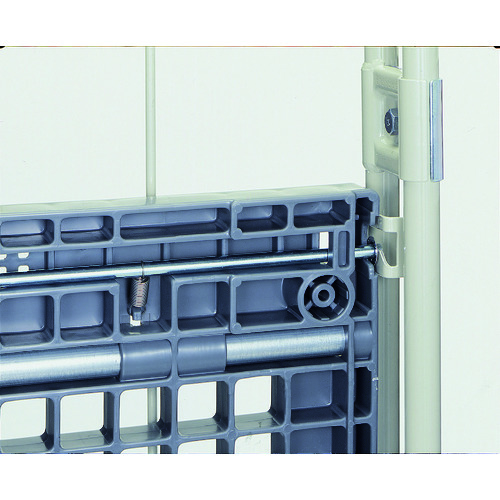 ワコー 床板プラスチック製カゴ車 800×600×1700mm WKP8060