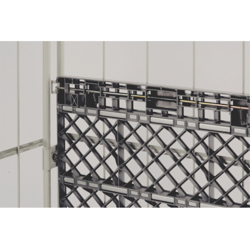 ワコー 床板プラスチック製カゴ車 800×600×1700mm WKP8060