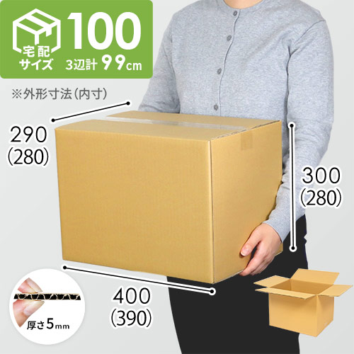 【宅配100サイズ】ダンボール箱（DA005）