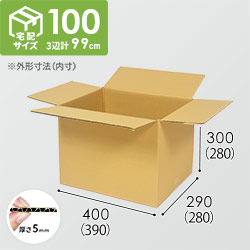 【宅配100サイズ】定番段ボール箱（DA005）