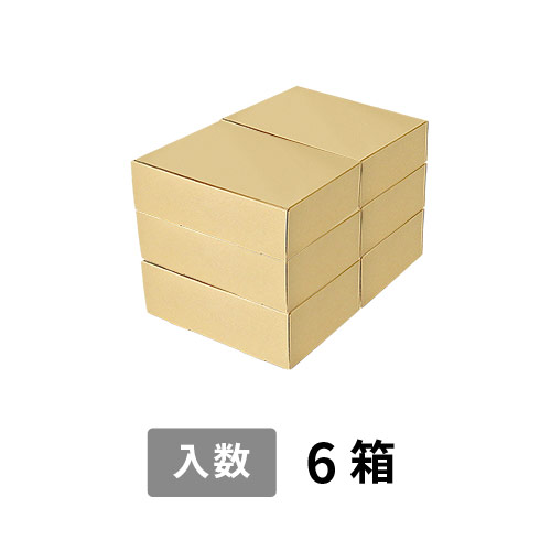 【宅配120サイズ】小箱ぴったり梱包用ダンボール箱［FBOX-08・6箱］（470×333×289mm）3mm B/F C5×C5