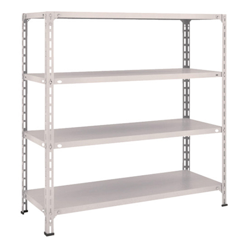 ＴＲＵＳＣＯ スチールラック 軽量棚開放型 1200×450×1200mm 4段 ネオグレー 44X14