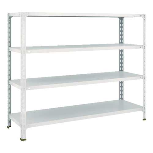 ＴＲＵＳＣＯ スチールラック 軽量棚開放型 1500×450×1200mm 4段 ネオグレー 45X14