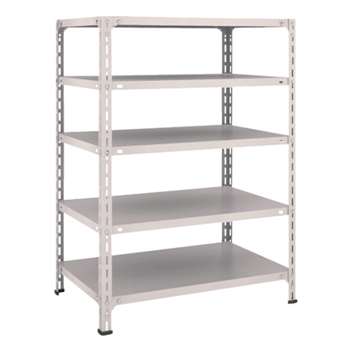 ＴＲＵＳＣＯ スチールラック 軽量棚開放型 875×600×1200mm 5段 ネオグレー 43W15