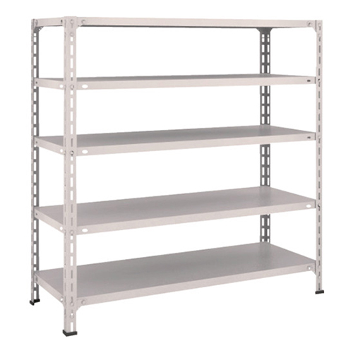 ＴＲＵＳＣＯ スチールラック 軽量棚開放型 1200×450×1200mm 5段 ネオグレー 44X15