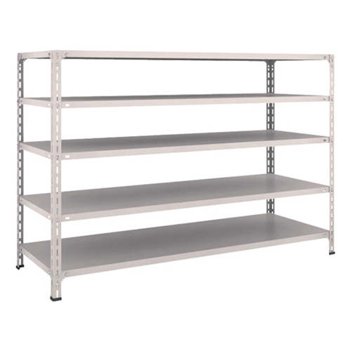 ＴＲＵＳＣＯ スチールラック 軽量棚開放型 1800×600×1200mm 5段 ネオグレー 46W15