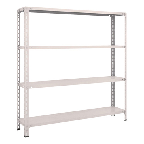 ＴＲＵＳＣＯ スチールラック 軽量棚開放型 1500×300×1500mm 4段 ネオグレー 55V14