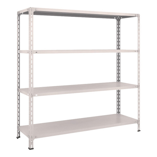ＴＲＵＳＣＯ スチールラック 軽量棚開放型 1500×450×1500mm 4段 ネオグレー 55X14