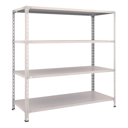 ＴＲＵＳＣＯ スチールラック 軽量棚開放型 1500×600×1500mm 4段 ネオグレー 55W14