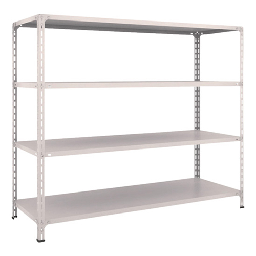 ＴＲＵＳＣＯ スチールラック 軽量棚開放型 1800×600×1500mm 4段 ネオグレー 56W14