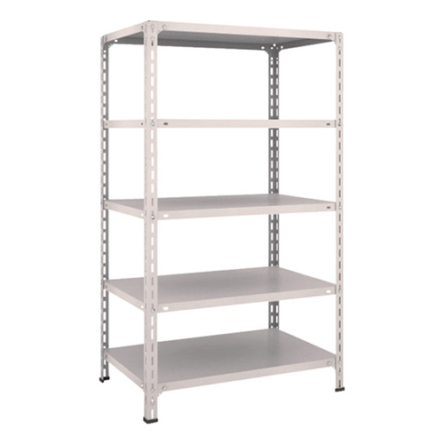 ＴＲＵＳＣＯ スチールラック 軽量棚開放型 875×600×1500mm 5段 ネオグレー 53W15