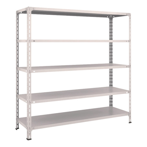 ＴＲＵＳＣＯ スチールラック 軽量棚開放型 1500×450×1500mm 5段 ネオグレー 55X15