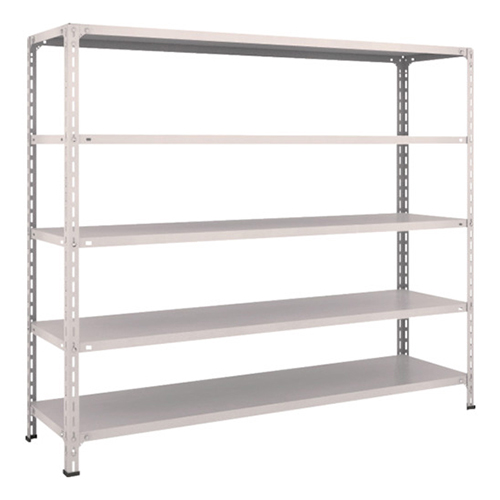 ＴＲＵＳＣＯ スチールラック 軽量棚開放型 1800×450×1500mm 5段 ネオグレー 56X15