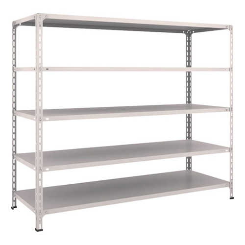 ＴＲＵＳＣＯ スチールラック 軽量棚開放型 1800×600×1500mm 5段 ネオグレー 56W15