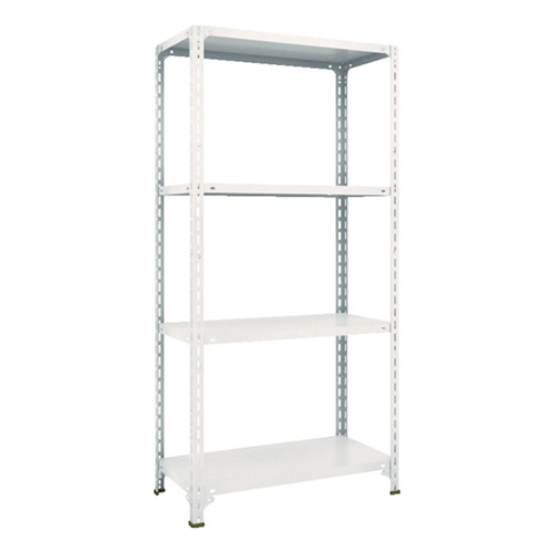 ＴＲＵＳＣＯ スチールラック 軽量棚開放型 875×450×1800mm 4段 ネオグレー 63X14