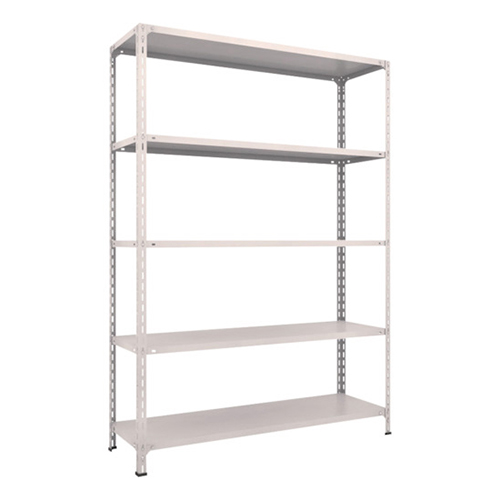 ＴＲＵＳＣＯ スチールラック 軽量棚開放型 1500×450×2100mm 5段 ネオグレー 75X15