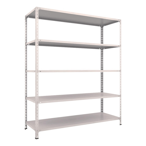 ＴＲＵＳＣＯ スチールラック 軽量棚開放型 1800×600×2100mm 5段 ネオグレー 76W15