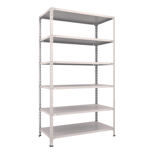 ＴＲＵＳＣＯ スチールラック 軽量棚開放型 1200×600×2100mm 6段 ネオグレー 74W16