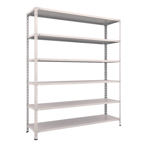 ＴＲＵＳＣＯ スチールラック 軽量棚開放型 1800×450×2100mm 6段 ネオグレー 76X16