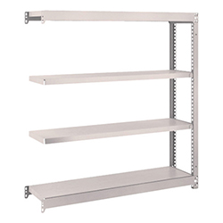 ＴＲＵＳＣＯ スチールラック Ｍ1.5型軽中量棚 1160×295×1200mm 4段 連結 ネオグレー M1.54434B