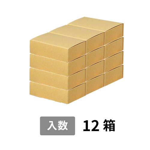 【宅配80サイズ】小箱ぴったり梱包用ダンボール箱［NE-28・12箱］（310×154×186mm）8mm W/F C5×C5